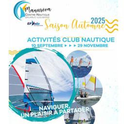 Fiche d'inscription club nautique - Automne 2025