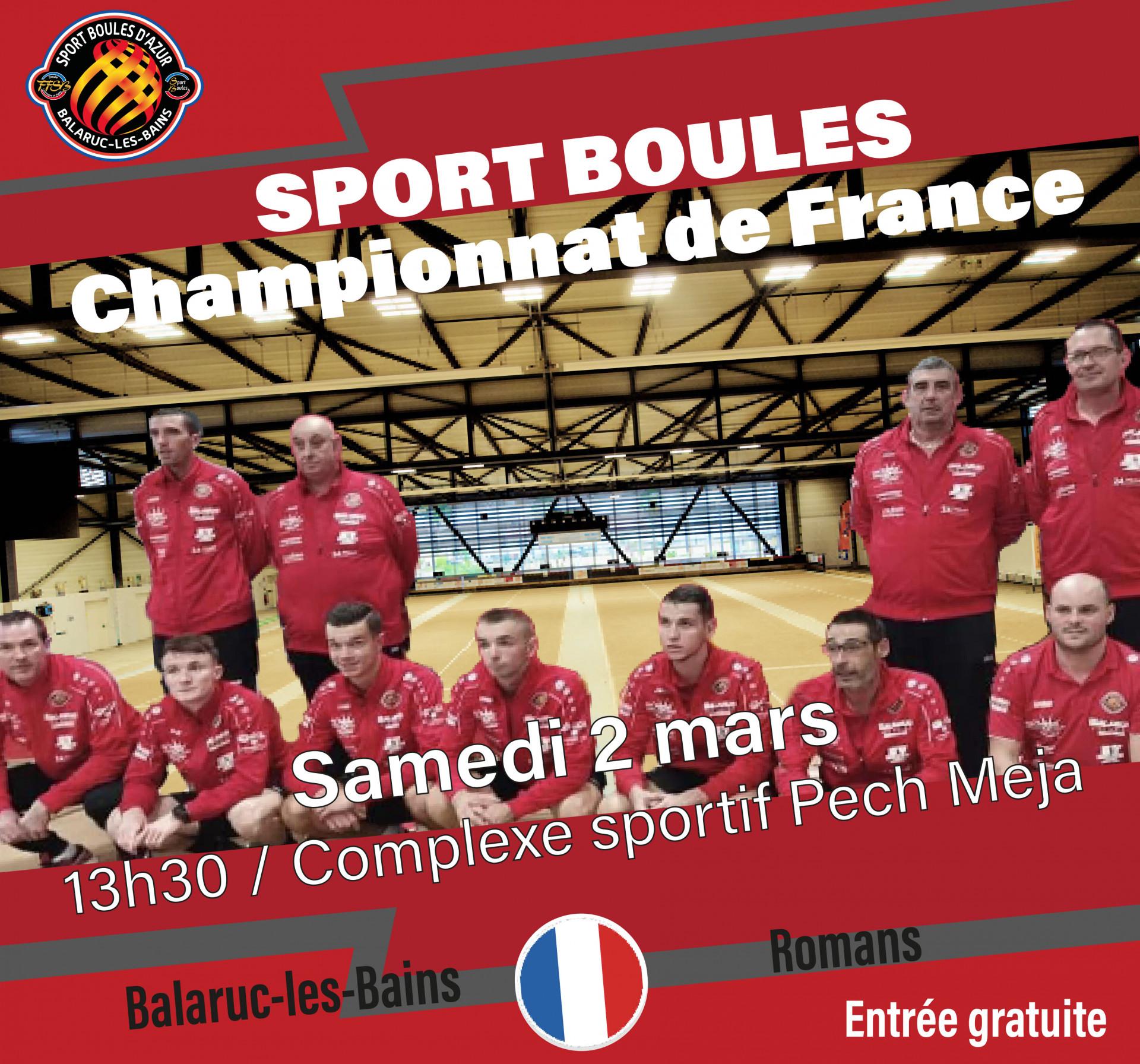 CHAMPIONNAT DE FRANCE SPORT BOULES ÉLITE 1